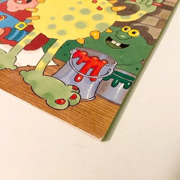 Vintage 1989 Monster Madness A Picture Puzzle Book  Hippo Books Scholastic - Picture 3 of 12